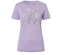 Super Natural Damen Rock Flowers T-Shirt lila XL