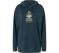 Super.Natural Damen Snow Cat Hoodie (Größe XL, blau)