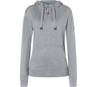 Super.Natural Damen Solution Bio Hoodie Jacke (Größe L, grau)