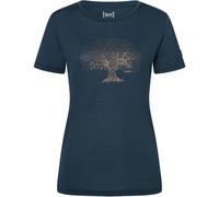 Super.Natural Damen Tree Of Knowledge T-Shirt (Größe S, blau)
