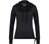 Super.Natural Damen Voyage Funnel Hoodie (Größe S, schwarz)
