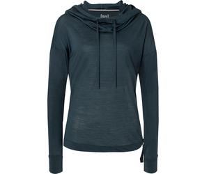 Super.Natural Damen Voyage Funnel Hoodie (Größe XL, blau)
