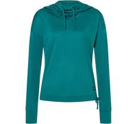 Super.Natural Damen Voyage Funnel Hoodie (Größe XL, tuerkis)