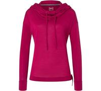 super.natural Damen Voyage Funnel Hoodie, Sangria, M