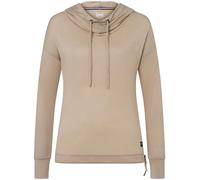 super.natural - Women's Funnel Hoodie - Hoodie, Gr. L, beige (WhitePepper)