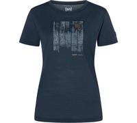 Super.Natural Damen Wonder Wald T-Shirt (Größe L, blau)