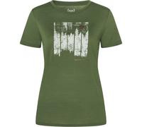 Super.Natural Damen Wonder Wald T-Shirt (Größe L, oliv)
