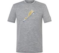 Super.Natural Duck Dive Herren T-Shirts grau Größe XL Lifestyle Hautfreundlich Merinowolle