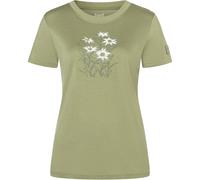 Super.Natural Edelweiss Bio J Damen T-Shirts oliv Größe XS Lifestyle Hautfreundlich Merinowolle