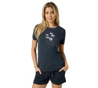 Super.Natural W Edelweiss BIO J Tee blueberry/various (W55) M