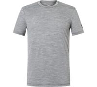 super natural Freizeit-Tshirt Essential (Merino-Mix) grau melange Herren, Größe XL