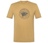 super.natural - Exploring Tee - Merinoshirt, Gr. M, beige (Sahara/CashmereGreyMelange)