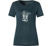 Super.Natural Damen Flower Boots T-Shirt (Größe M, beige)