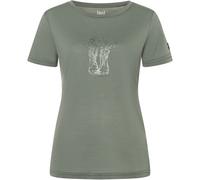 Super.Natural Flower Boots Damen T-Shirts gruen Größe S Trekking Hautfreundlich Merinowolle