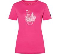 Super.Natural Flowerhands Damen T-Shirts pink Größe M Trekking Hautfreundlich Merinowolle