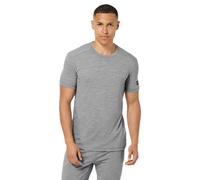 super natural Freizeit-Tshirt Essential (Merino-Mix) grau melange Herren, Größe M