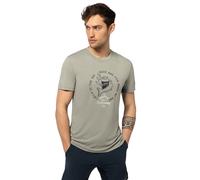 super natural Freizeit-Tshirt Juhos Finest Tee - sagegrün/schwarz Herren, Größe L