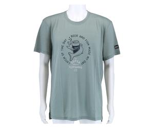 super natural Freizeit-Tshirt Juhos Finest Tee - stoneblau Herren, Größe L