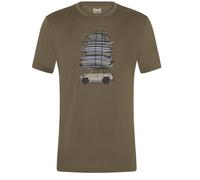 super natural Freizeit-Tshirt Surf Trip Tee - braun Herren, Größe L