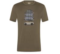 super natural Freizeit-Tshirt Surf Trip Tee - braun Herren, Größe XL