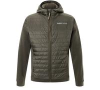 super natural Funktions-Steppjacke Warm Up Aloof Jacket (Merinowolle) braun/grün Herren, Größe L