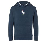 super.natural - Kid's Johnny Hoodie - Hoodie, Gr. 140, blau (Blueberry/Various)