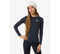 super.natural Funktionslongsleeve "Tonie" in Dunkelblau - Größe L | Damen Outdoor Tops Shirts