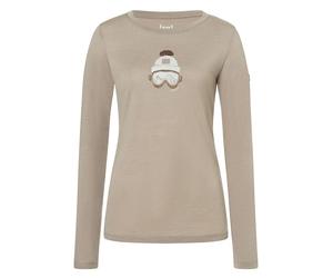 super.natural Funktionsshirt "Gogeanie" in Beige - Größe XS | Damen Outdoor Tops Shirts
