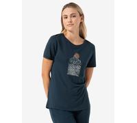 super.natural Funktionsshirt "Preikestolen Cloffs" in Dunkelblau - Größe S | Damen Outdoor Tops Shirts
