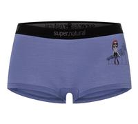 super natural Funktionsunterwäsche Hot Pants Hipsy Hipster (Merinowolle) violett/blau Damen, Größe S