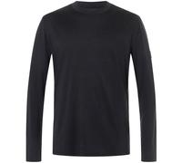 Super.Natural Herren Casual Rib Bio J Longsleeve (Größe XL, schwarz)