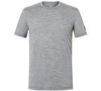 super natural Freizeit-Tshirt Essential (Merino-Mix) grau melange Herren, Größe M