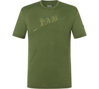 super.natural Trainingsshirt "Hiking" in Grün - Größe S | Herren Sportshirts