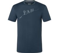 Super.Natural Herren Hiking T-Shirt (Größe XXL, blau)