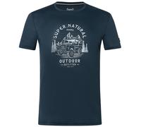 Super.Natural Herren Landi T-Shirt (Größe M, blau)