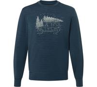 Super.Natural Herren Lantree Crew Pullover (Größe S, blau)