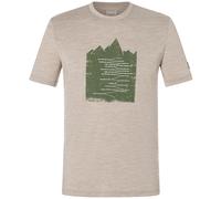 Super.Natural Herren Mountain Trail T-Shirt (Größe L, beige)