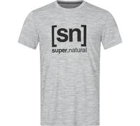SUPER.NATURAL Herren T-Shirt M LOGO TEE (SNM015233) XXL Silber