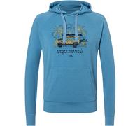 super.natural - Tropicar Hoodie - Hoodie, Gr. L, blau (BlueHeaven/Various)