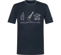 Super.Natural M VAN Life BIO J Tee blueberry/feather grey (W87) XXL