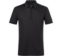 Super.Natural Herren Zip Polo T-Shirt (Größe L, schwarz)