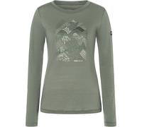 Super.Natural Hilly Damen Longsleeves Merino oliv Größe XL Trekking Hautfreundlich Merinowolle