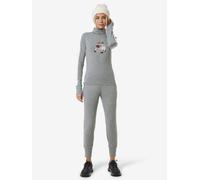 super.natural Jogginghose BIO PANTS für Damen, nachhaltig, Merino Cashmere Grey Melange L