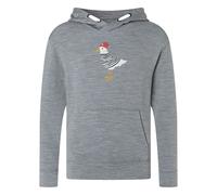 super.natural - Kid's Johnny Hoodie - Hoodie, Gr. 164, grau (CashmereGreyMelange/Various)