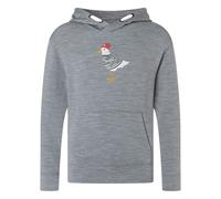 Super.Natural K Johnny Hoodie cashmere grey melange/various (35G) 116