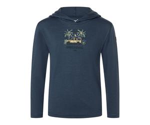 Super.Natural K Tropicar Light Hoodie blueberry/various (W55) 152