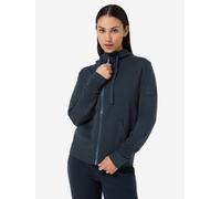 super.natural Kapuzenpullover SOLUTION BIO für Damen, nachhaltig, Merino Blueberry M