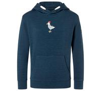super.natural - Kid's Johnny Hoodie - Hoodie, Gr. 140, blau (Blueberry/Various)