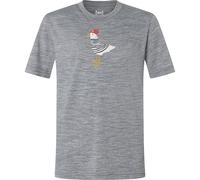 Super.Natural K Johnny Tee cashmere grey melange/various (35G) 128