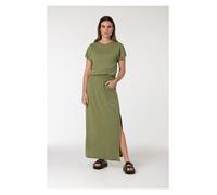 super.natural Kleid "Feel Good" in Khaki - Größe S | Damen Kleider